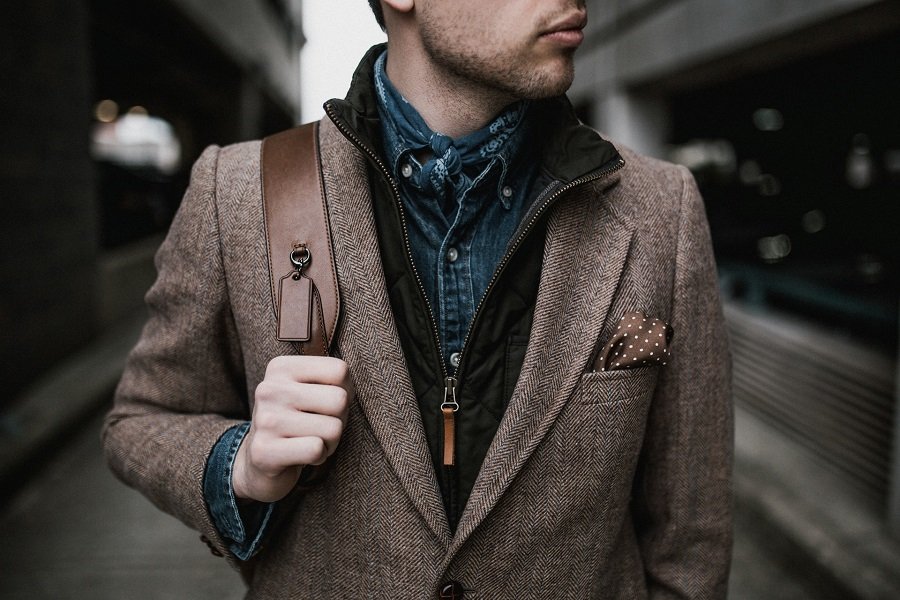 man-wearing-brown-coat