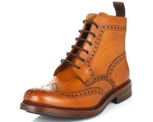 Loake Bedale Burnished Calf Leather Boots