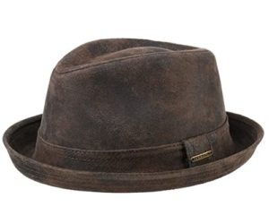 Stetson Radcliff Leather Trilby Hat